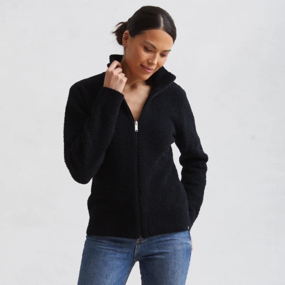 NWT! Kashmere Black Full Zip Sport Jacket Size Small - Picture 2 of 16
